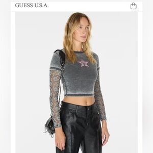 GUESS vintage layered top